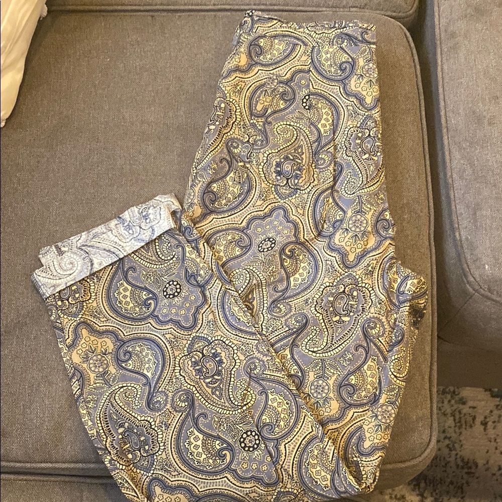 Gap high waist Paisley Print Pants size 6